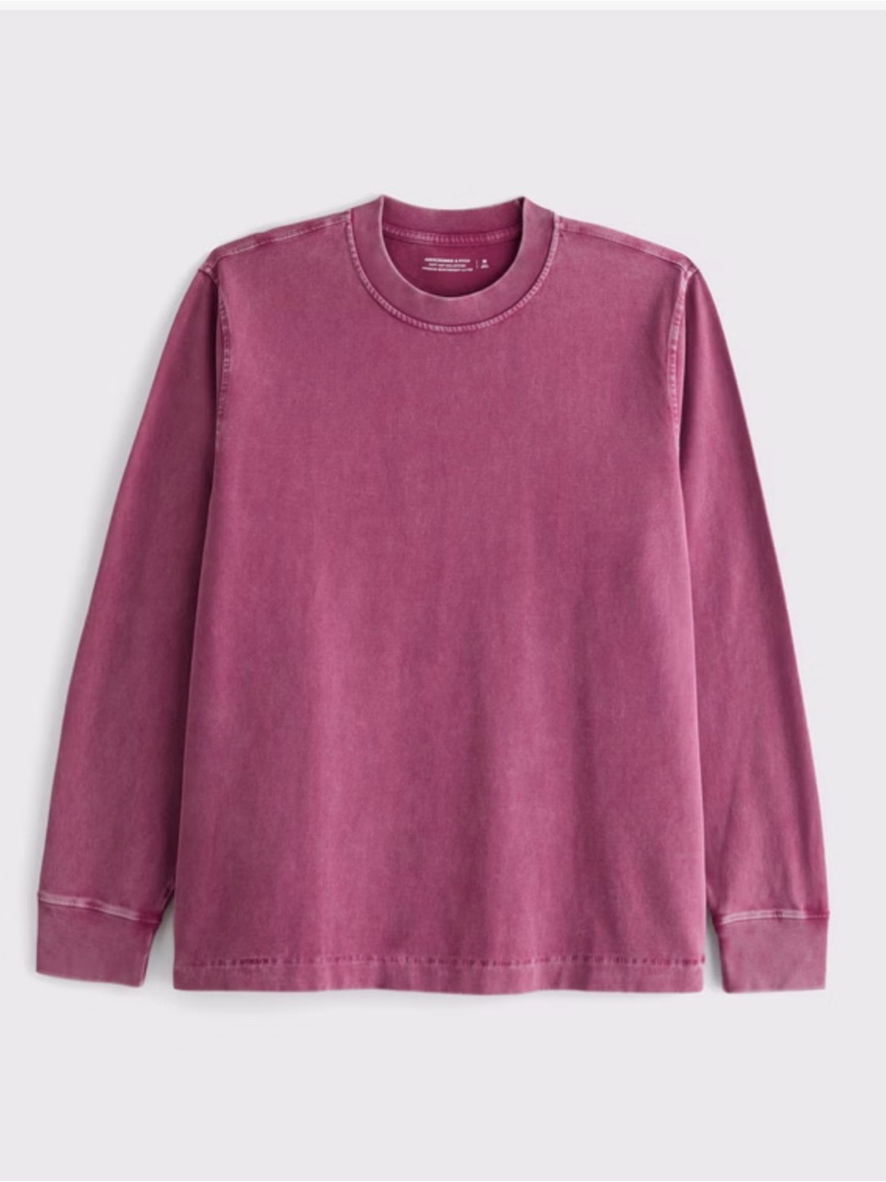 ABERCROMBIE & FITCH Long-Sleeve Premium Heavyweight 2.0 Tee NWT SMALL
